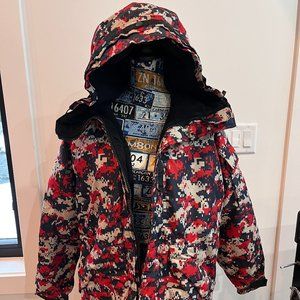 Men's South Play Snowboard Jacket Jumper | Size M | Big Hood
